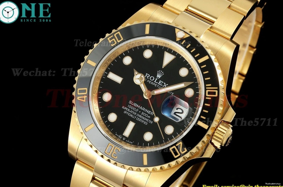 41mm 126618LN YG A3235 Black Dot Submariner YG EWEF 0308